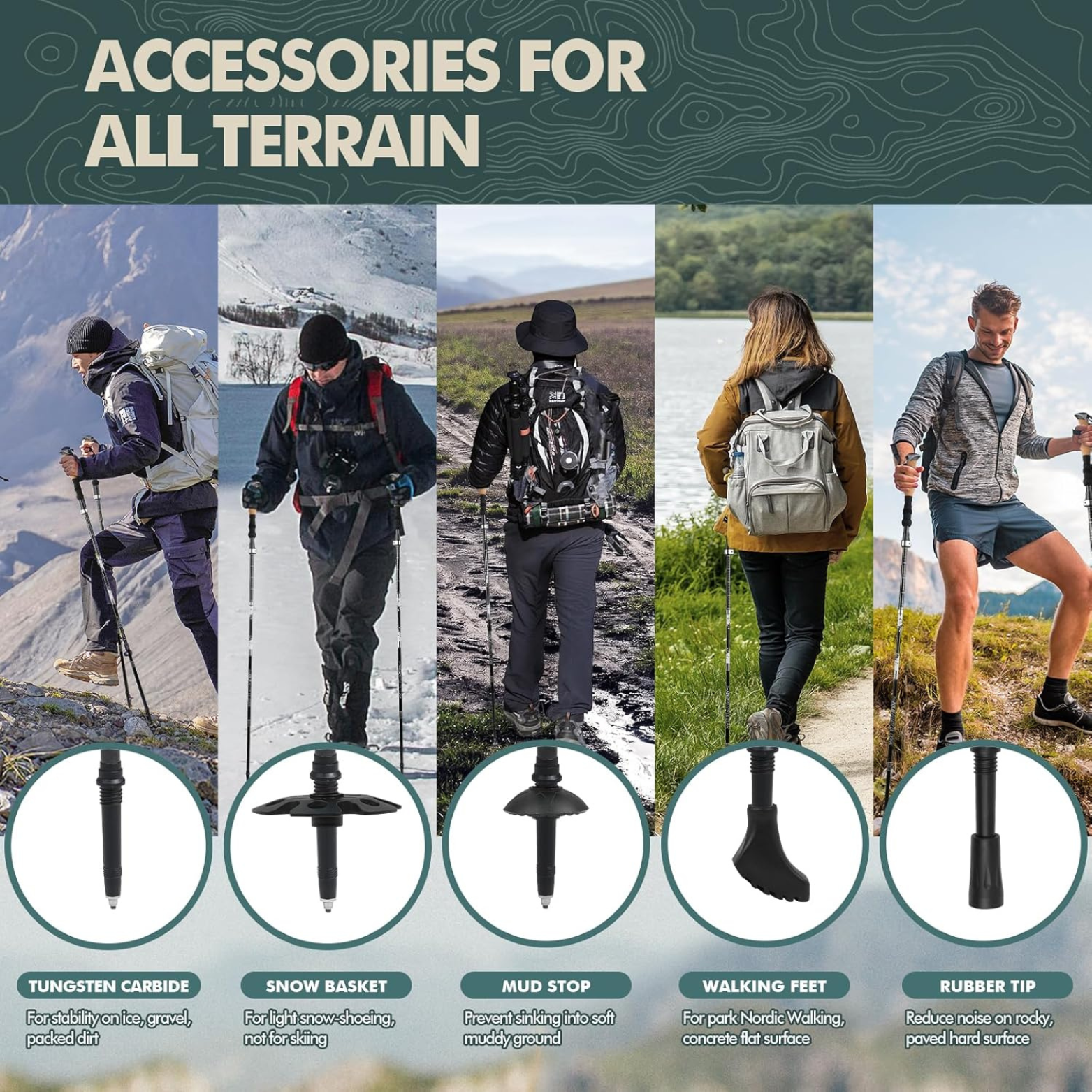 TRAKRO - Z Fold Hiking Poles