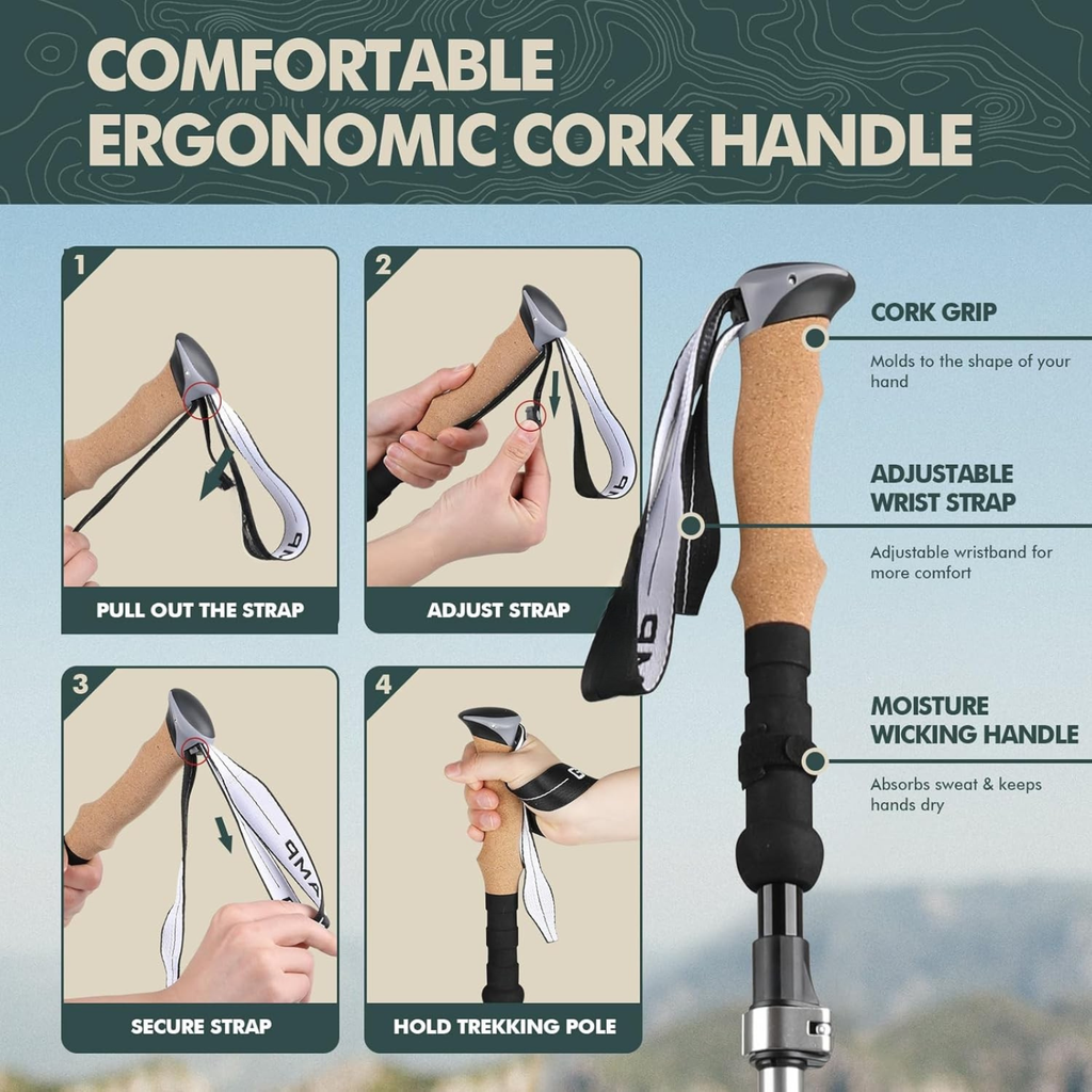 TRAKRO - Z Fold Hiking Poles